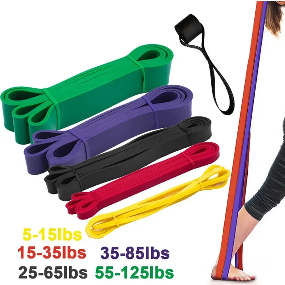 5~125lbs Tpe Gym Resistance Bands Gym Equipment for Home Boxing Yoga Exercise Equipment  Shoulder Back Rehab for Woman Man\;[o0i