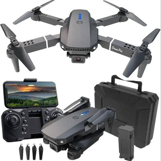 Beginner-friendly E88E99 drones, high-end drones, and foldable remote-controlled drones equipped with cameras