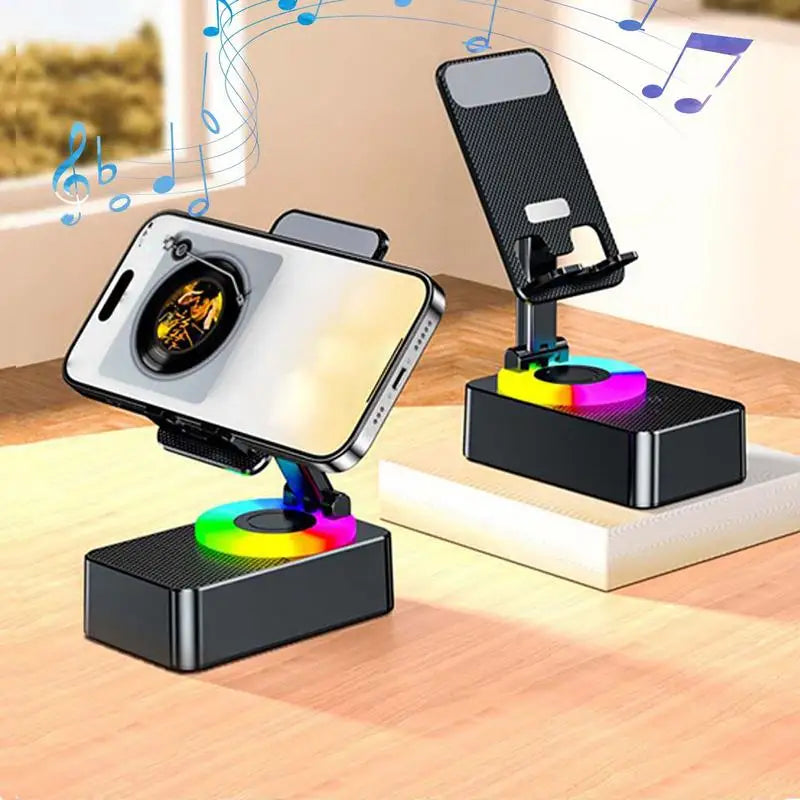 Induction Speaker For Mobile Phone Induction Rechargeable Speakers Non-Slip Design Music Supplies For Almost Any Smartphone And