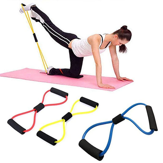 8-Type Chest Expansion Stretching Device Yoga Back Trainer Resistance Exercise Trainer Household Portable Fitness Equipment