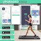 Walking Pad 2.25HP Dual Display Foldable Treadmill for Home with Remote/Smart App Control Portable Compact Treadmill for Office