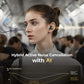 wegear Wireless Earbuds Bluetooth 5.4 in Ear Hybrid Active Noise Cancelling Earbuds with 6 Built-in Microphones 32H Playtime