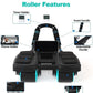 Automatic Rebound Ab Roller Wheel with Elbow Support 4-Wheel Design Core Exercise Equipment for Home Gym Abdominal Workout Machi