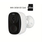 2K/3MP wireless outdoor security Camera 5200 mah battery powered PIR body detection night vision with spotlight two-way call