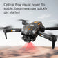 2024 New D88 Drone 8K HD Dual Camera Professional Aerial Photography Optical Flow Hovering Gesture Shooting Folding Quadcopter