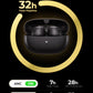 wegear Wireless Earbuds Bluetooth 5.4 in Ear Hybrid Active Noise Cancelling Earbuds with 6 Built-in Microphones 32H Playtime