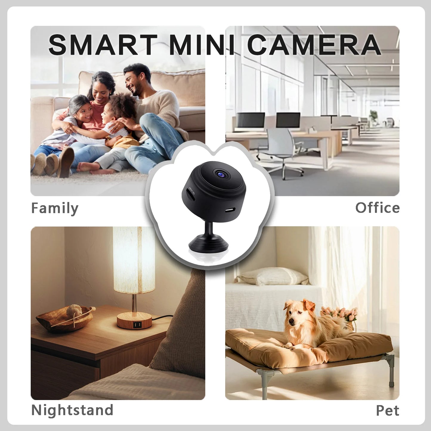 A9 Wifi Mini Camera 1080P Security MonitoringWireless Remote Night Vision Video SurveillanceSmart Home Mini DV Cam HD Camera