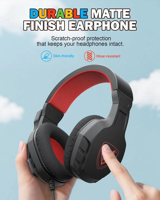 NUBWO U3 Headsets Gamer with Microphone Clear Call Microphone Volume Control Kids Gaming Headphones for PC PS4 PS5 Mac IPad Xbox