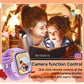 Kids Sports Smartwatch Ages 3-14: 18 Educational Games, Touchscreen Music Player, Purple Silicone Strap for Daily & Outdoor Use
