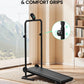 Non-Electric Treadmill with Dual Flywheel & Fixed Incline - Motorless Treadmill with LCD Monitor,Non-Slip Belt,for Home/Gym Use
