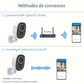 2K/3MP wireless outdoor security Camera 5200 mah battery powered PIR body detection night vision with spotlight two-way call