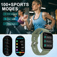 Wireless call information reminder silicone strap smart watch, unisex sports watch