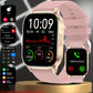 Simple and Stylish Women'S Smartwatch, AMOLED HD Screen Men'S Smartwatch, Wireless Calling, Voice Assistant