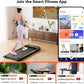 Superun  2-in-1 Home/Office 2.5 HP Walking Treadmill,mini Treadmills for Small Spaces with APP & Remote Control