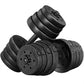 Adjustable Dumbbells Weight Set Dumbbell Weights Exercise Fitness Equipment w/4 Spinlock Collars for Home Gym Strength Training