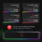 Redragon GS560 Adiemus RGB USB Desktop Soundbar, 2.0 Channel Computer Speaker with Dynamic Lighting Bar Audio-Light Sync/Display