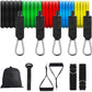 Elastic Rubber Resistance Bands, Expander for Bodybuilding, Home Gym Equipment, Weight Training, Fitness, 11Pcs