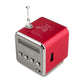 TD-V26 Mini Bluetooth Speaker with FM Radio MP3 Player LED Display and TF Card Support in Portable Design