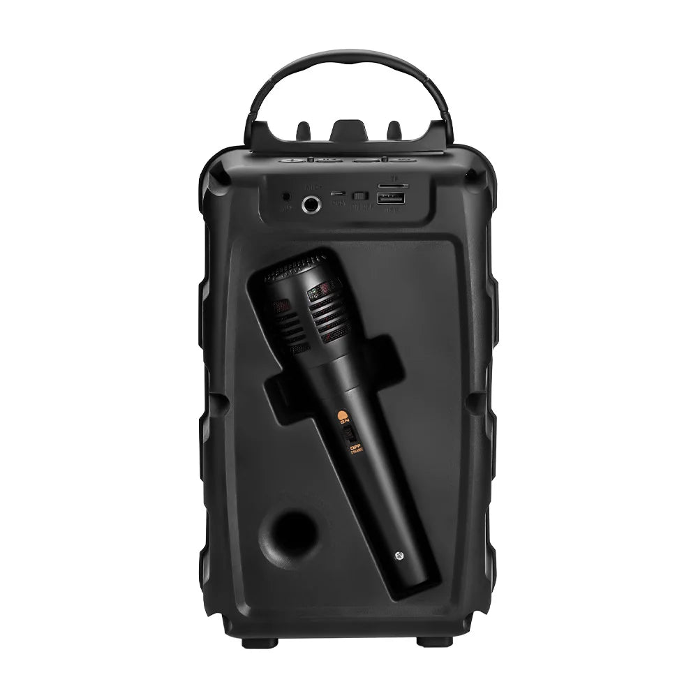 Long Standby Karaoke Speaker USB/microSD, Bluetooth, Microphone, DJ, Hi-Fi, RGB Lights, and Partybox Altavez Speaker