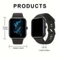 Wireless call information reminder silicone strap smart watch, unisex sports watch