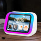 Smart Speaker Voice Assistant Portable BT Speaker with RGB Lights for Bedroom Living Room