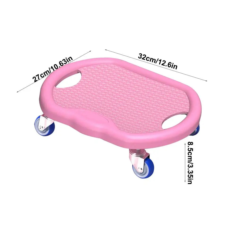 Ab Roller Wheel Board Abdominal Core Strength Training Silent Abdominal Wheel Board With Mat For Full Body Fat Burning Tummy