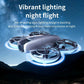 Screen-Controlled Aerial Drone with Dual Cameras, Optical Flow Positioning, Remote Control and RGB Lights - RC Flying Toy