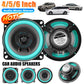 4/5/6 Inch Universal Car Speaker 100W/160W HiFi Coaxial Subwoofer Sensitivity 92dB Car Audio Music Stereo Car Subwoofer Stereo