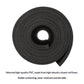 PVC Yoga Mat Extra Large Non Slip High Density Thick Shock Absorbing Quiet Gym Fitness  Professional Home Men Women Black