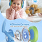 Awatrue Kids Bluetooth 5.4 Headphones 85dB Safe Volume Wireless Over-Ear Toddler Headphones for IPad/YOTO Player/Tablet/School
