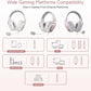 Redragon H510 Zeus White Wired Gaming Headset - 7.1 Surround Sound Memory Foam Ear Pads 53MM Drivers