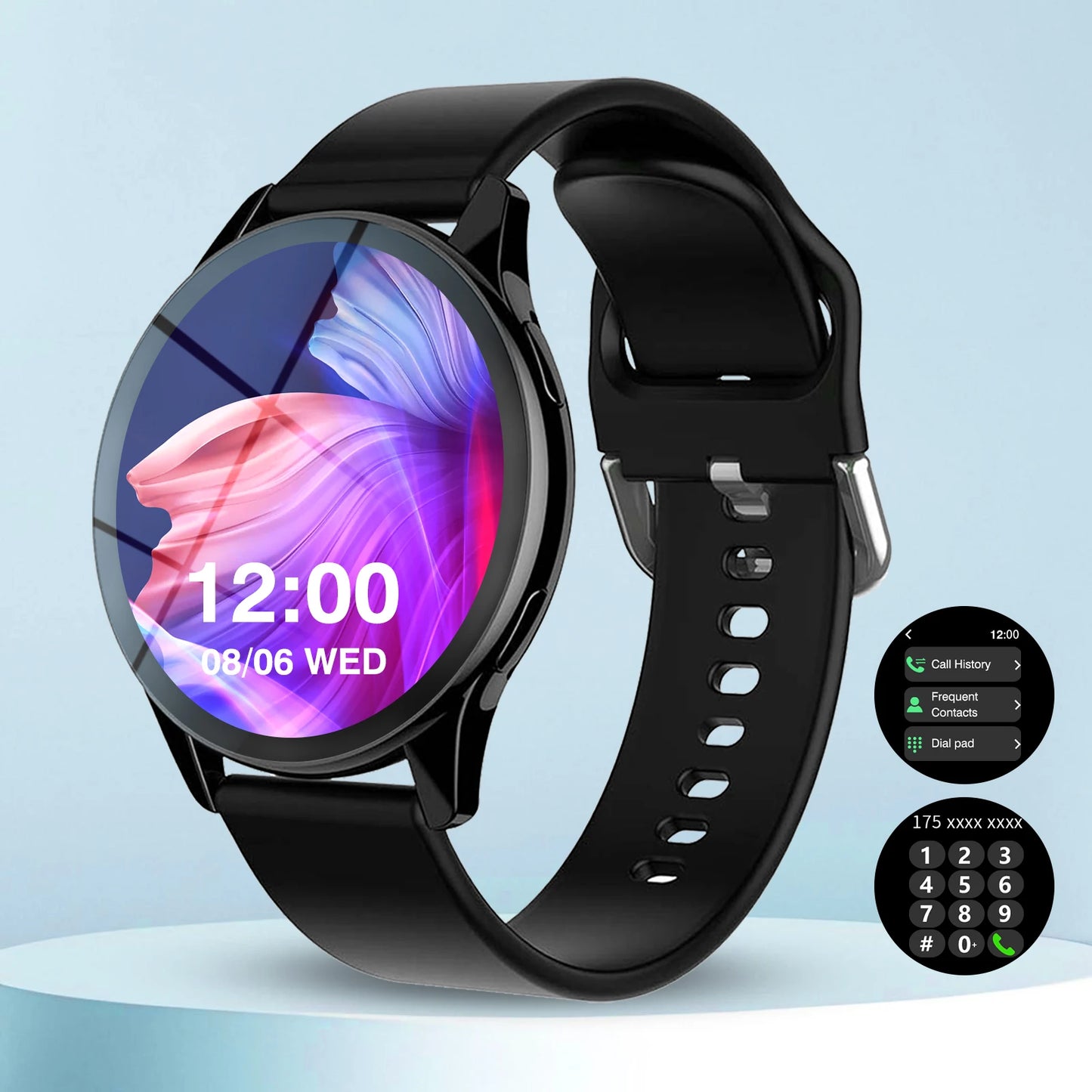 2026 Smartwatch, call reminder/rejection, message reminder view, multi-sport mode, music playback, suitable for men/women
