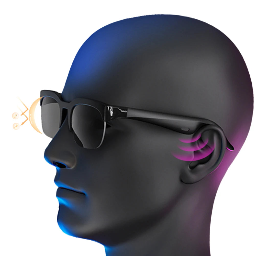 Smart Glasses with AI Translator Hands-Free Music & Calls Audio Glasses Outdoor Sports Headphones for Men and Women