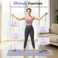 Abdominal Pilates Board Detachable Resistance Bands LCD Display Split Strength Ab Core Trainer Push-up Workout for Men Women