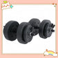 Home Gym Dumbbells Set 40lb, Adjustable Vinyl Free Weights for Beginners, Men & Women
