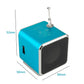 TD-V26 Mini Bluetooth Speaker with FM Radio MP3 Player LED Display and TF Card Support in Portable Design