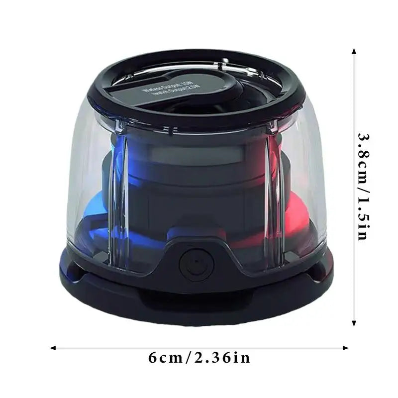 Magnetic Wireless Speaker Multicolor LED Wireless Loudspeaker Battery Bank Small Wireless Loudspeaker With RGB Light for Home