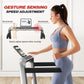Home Walking Pad Treadmill with Incline 2.5HP Folding Treadmill 330LBS Capacity 2-in-1 Portable Walking Pad with Handle Bar Ges