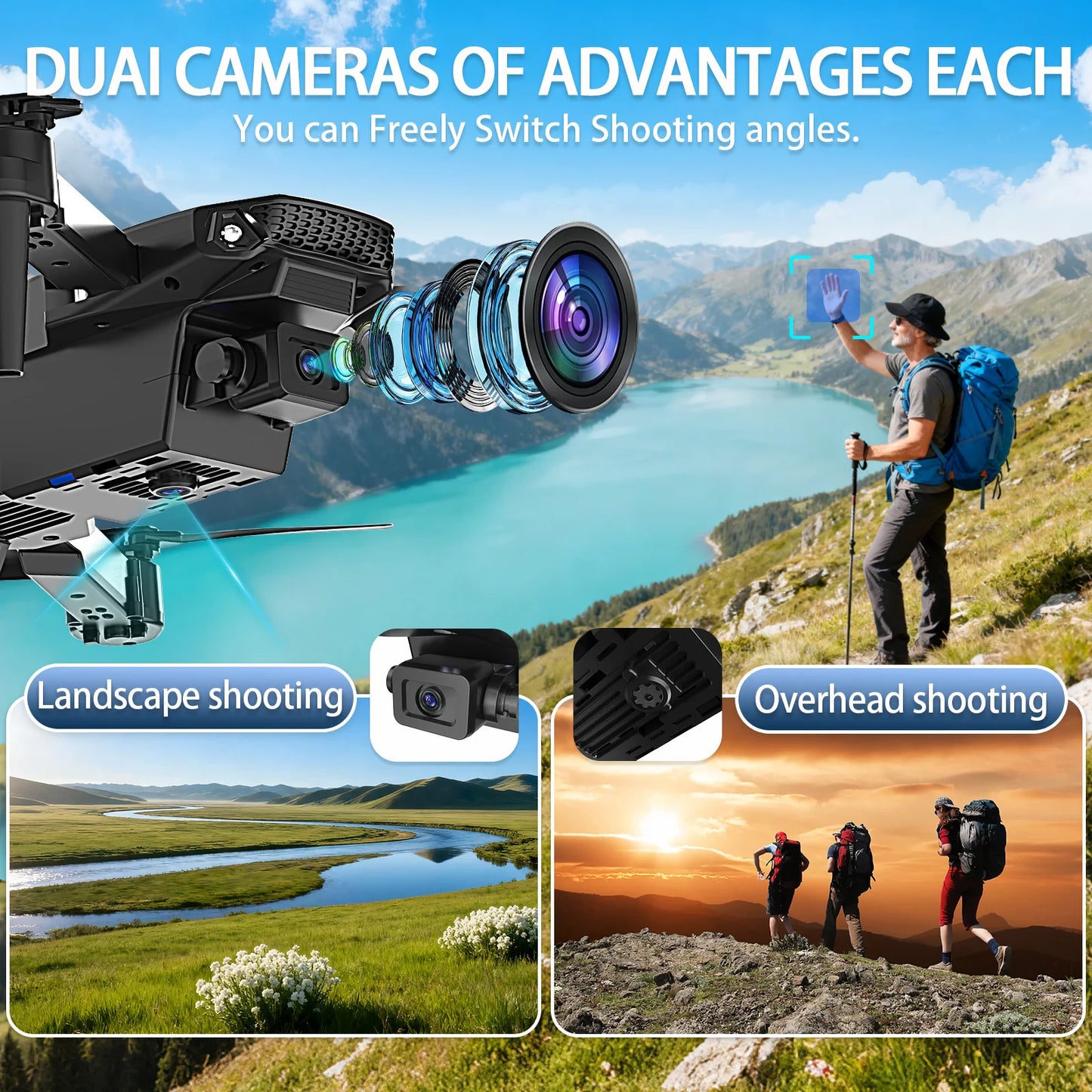 Beginner-friendly E88E99 drones, high-end drones, and foldable remote-controlled drones equipped with cameras