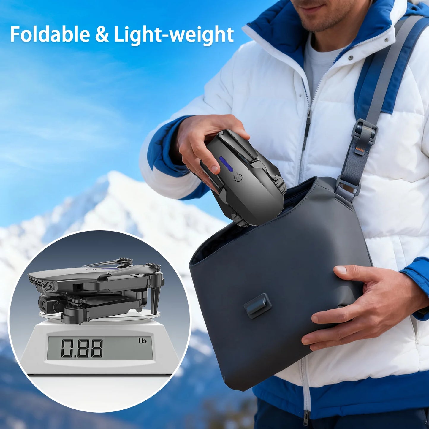 Beginner-friendly E88E99 drones, high-end drones, and foldable remote-controlled drones equipped with cameras