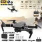 Hd 8k Drone E88 Pro Max Foldable Mini Rc Drone With Dual Camera Colorful Lights Screen Control Boys Gift 10 Min Flight Time